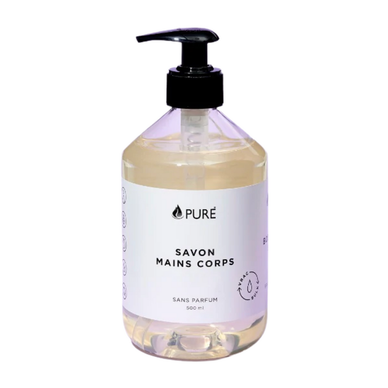 PURE HAND SOAP BODY WITHOUT PERFUME 500ML