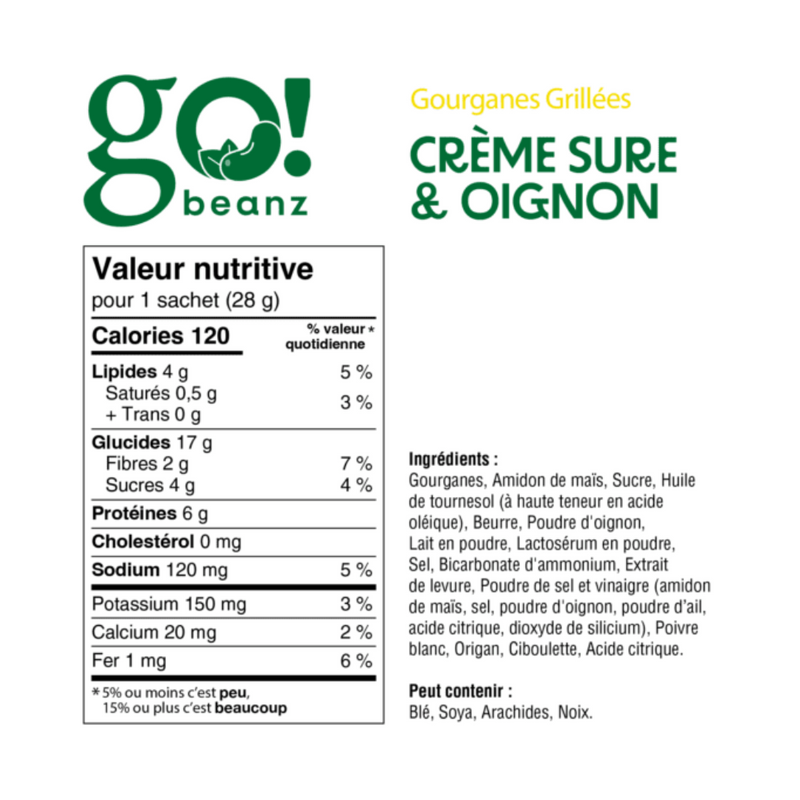 GO BEANZ - GOURGANES GRILLÉES