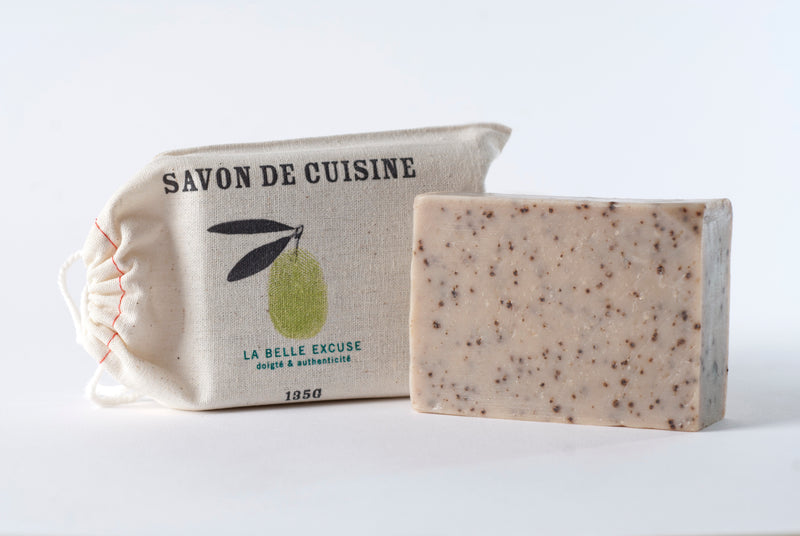 LA BELLE EXCUSE SAVON BARRE CITRON ROMARIN CAFÉ