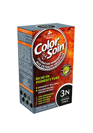 COLORATION OU TEINTURE CHATAIN FONCE (3N)