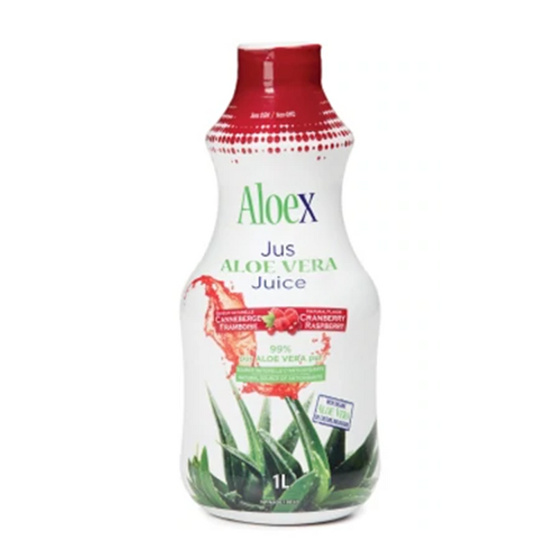 JUS ALOE VERA CANNEBERGE/FRAMBOISE