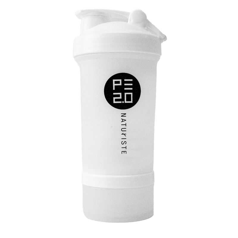 DELUXE SHAKER PE 2.0 WHITE WITH COMPARTMENTS