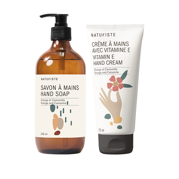 DUO SAVON ET CREME A MAINS ORANGE CAMOMILLE