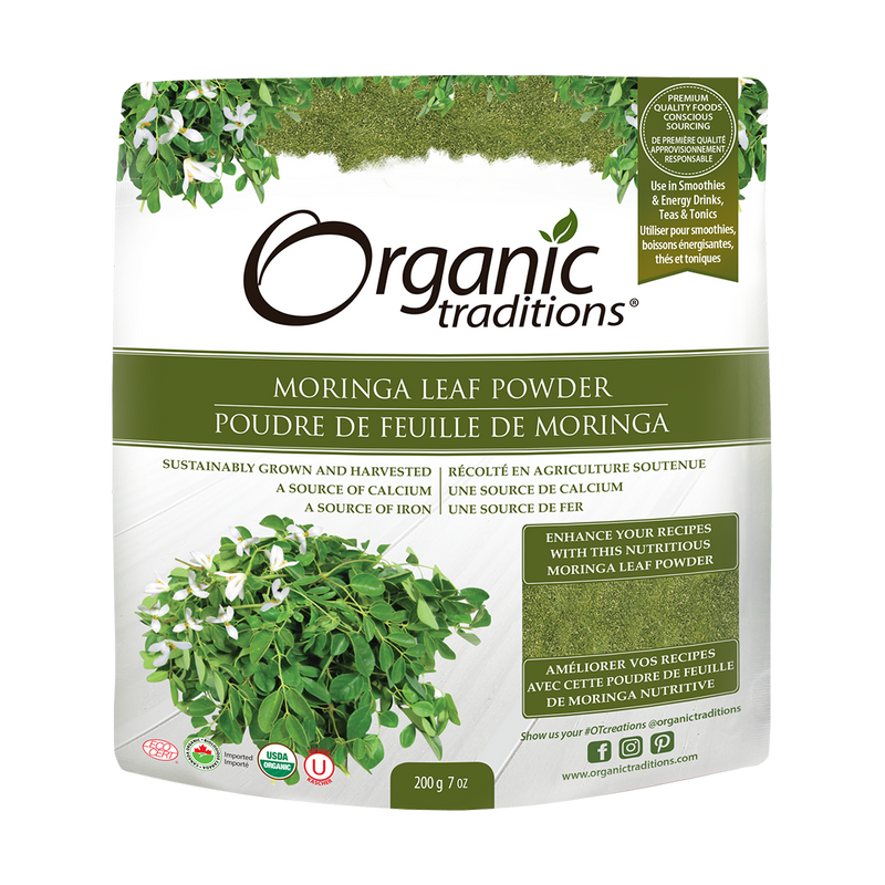 ORGANIC POUDRE FEUILLE MORINGA 200G