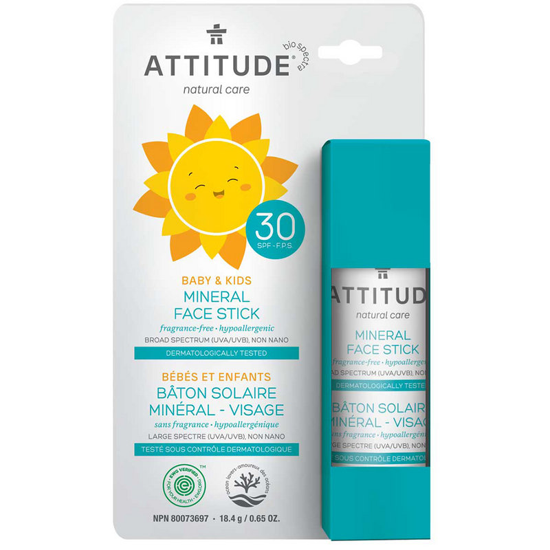ATTITUDE MINERAL SUN STICK FOR BABIES AND CHILDREN WITHOUT PERFUME