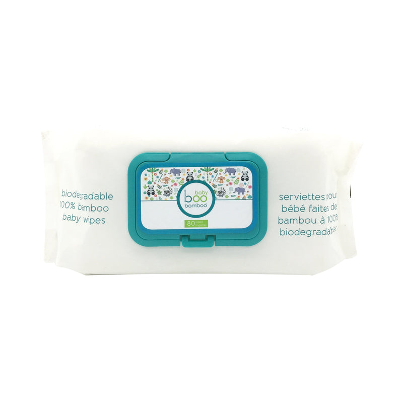 BOO BAMBOO LINGETTES BIODEGRADABLES