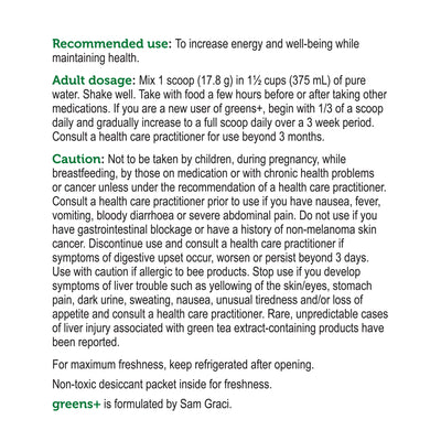GENUINE HEALTH GREENS+ MULTIVITAMINES 534G