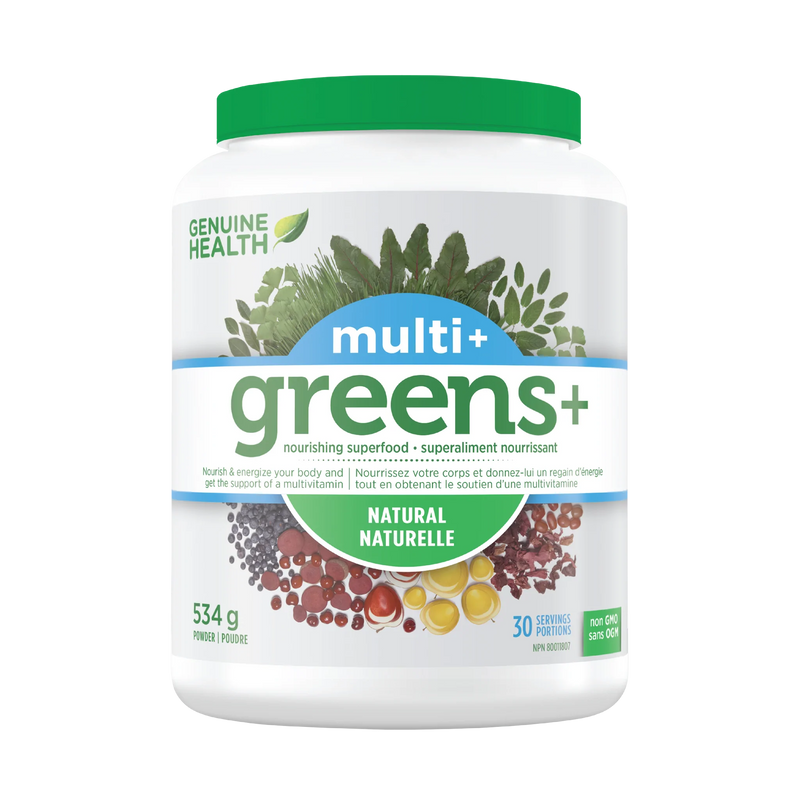 GENUINE HEALTH GREENS+ MULTIVITAMINES 534G