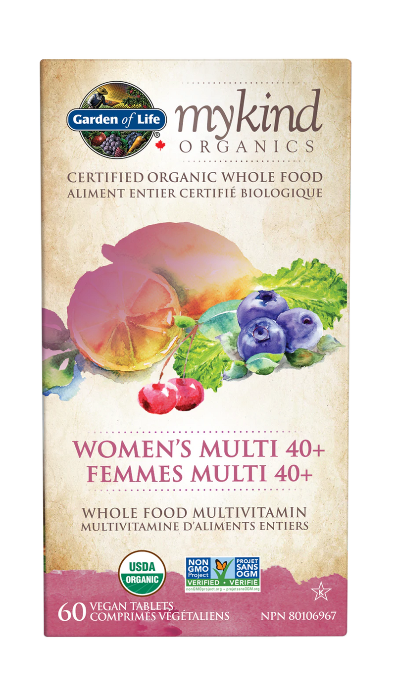 GARDEN OF LIFE MYKIND ORGANICS - MULTIVITAMINE FEMMES MULTI 40+