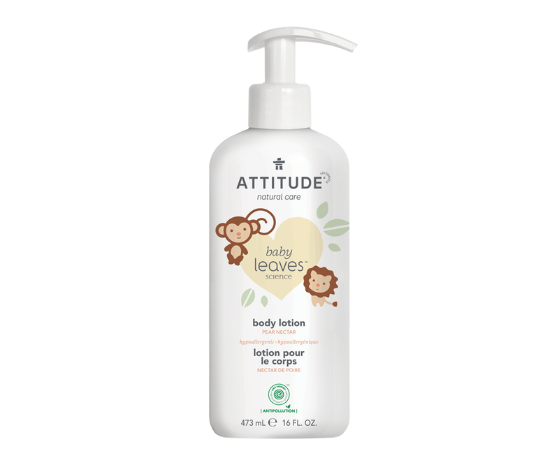 ATTITUDE LITTLE LEAVES BAIN MOUSSANT NECTAR POIRE