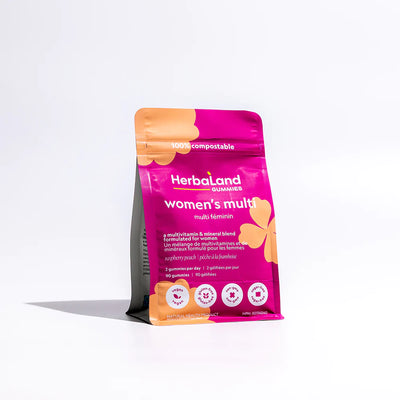 HERBALAND GUMMIES POUR FEMMES, FRUITS, VÉGÉTALE & FIBRE