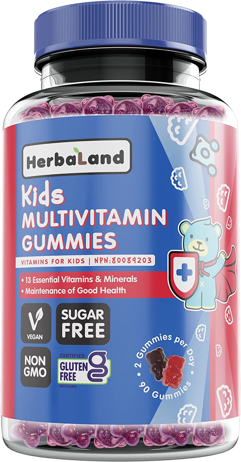 HERBALAND MULTIVITAMINES ENFANTS 90 UNITÉS