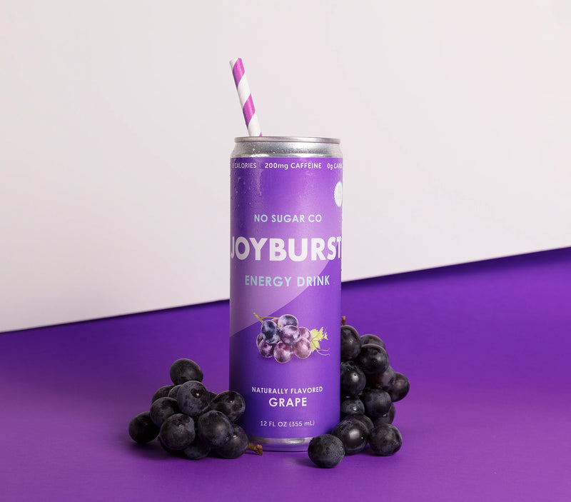 JOYBURST BOISSON ENERGÉTIQUE RAISIN 355ML