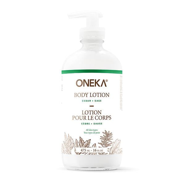 ONEKA BODY LOTION CEDAR SAGE 475ML