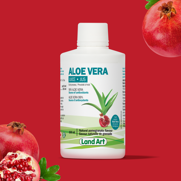 LAND ART ALOE VERA JUICE DRINKABLE POMEGRANATE