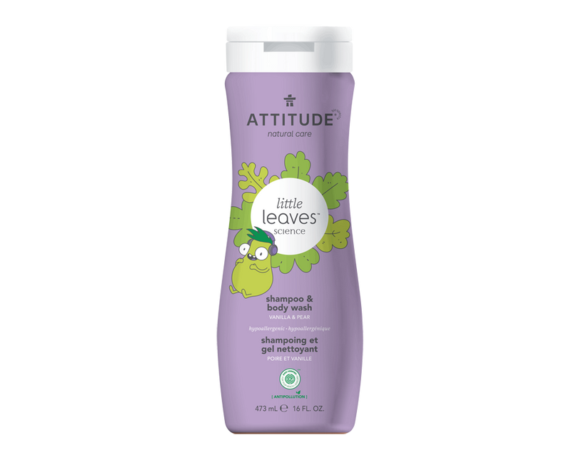 ATTITUDE TWO-IN-ONE VANILLA PEAR SHAMPOO