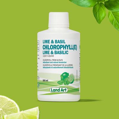 LAND ART CHLOROPHYLLE LIME BASILIC