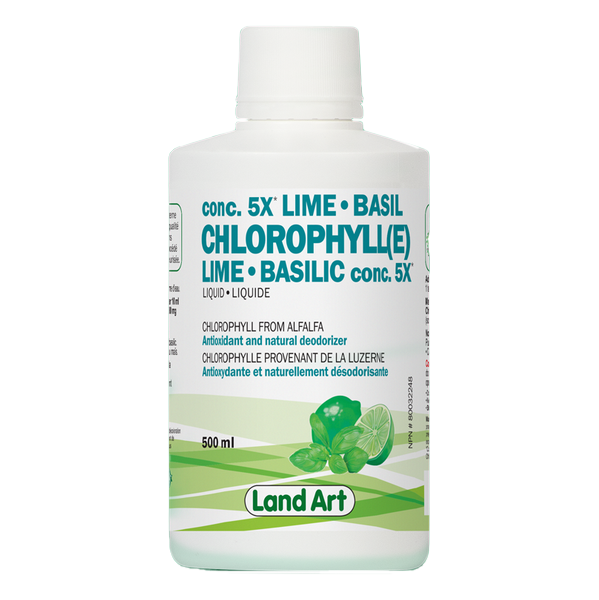 LAND ART CHLOROPHYLLE CONCENTREE 5X LIME BASILIC