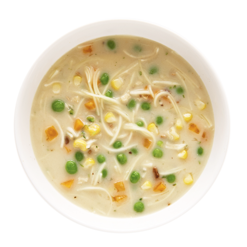 CHICKEN FLAVORED CHOWDER