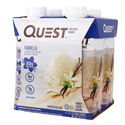 QUEST PROTEIN SHAKES VANILLE 4 X 325 ML