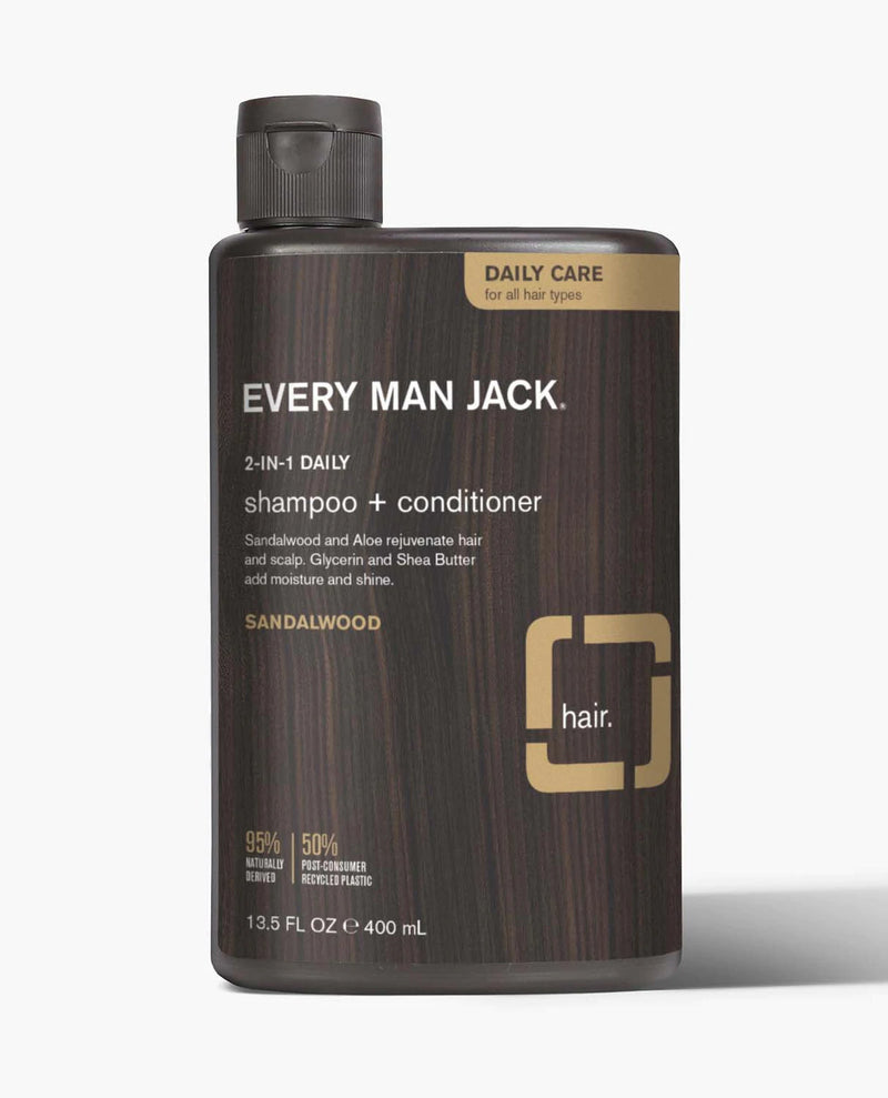 EVERY MAN JACK SHAMPOING REVITALISANT SANTAL